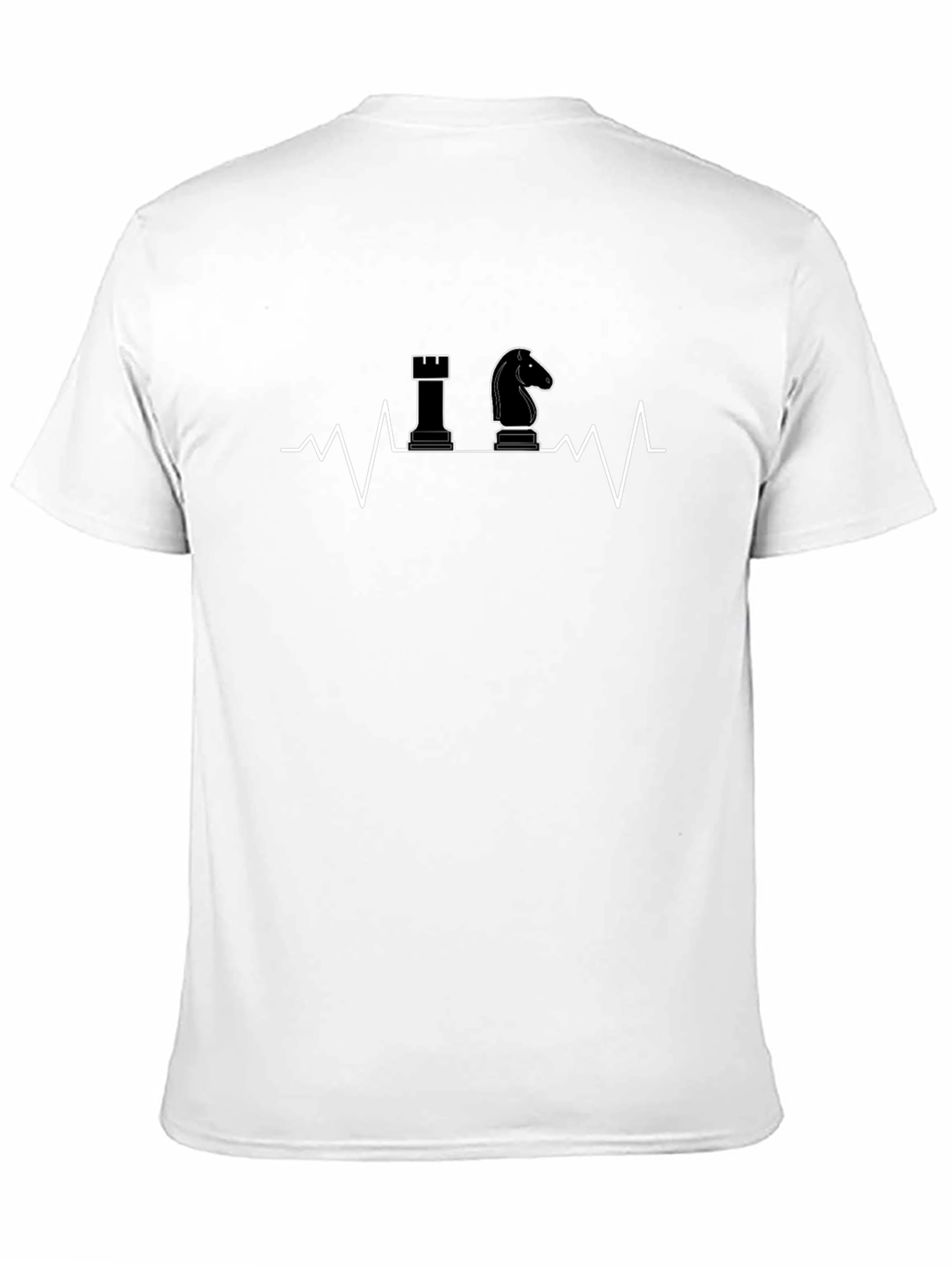 Chess Heartbeat Graphic Tee - Stylish & Unique