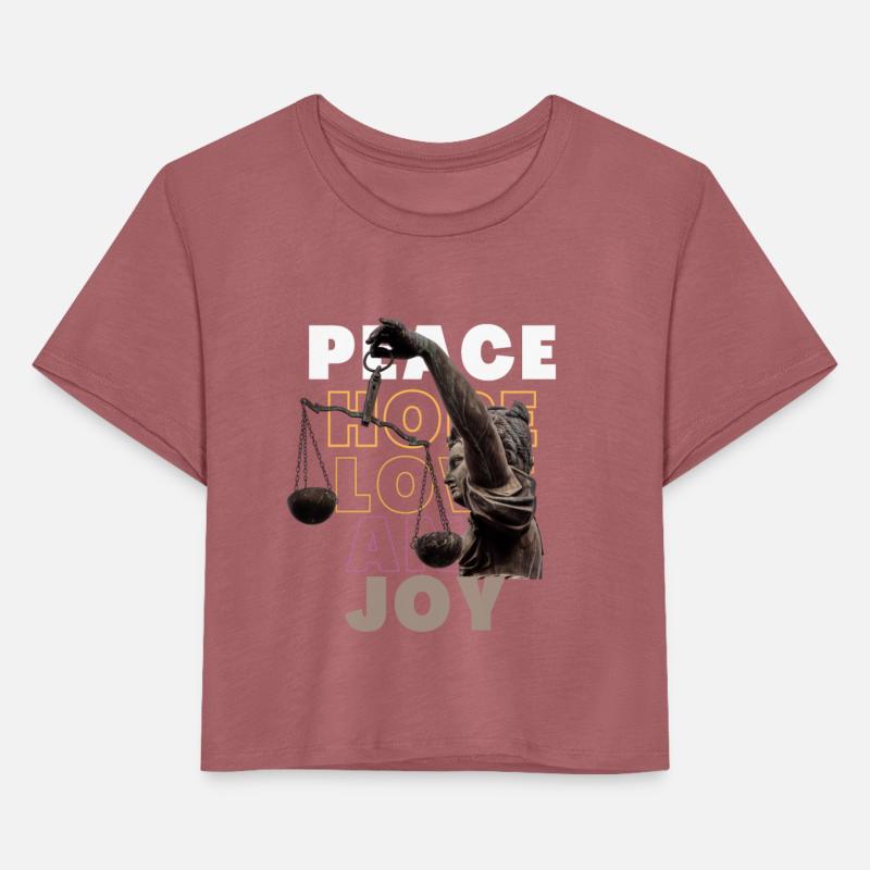 Peace hope love and joy