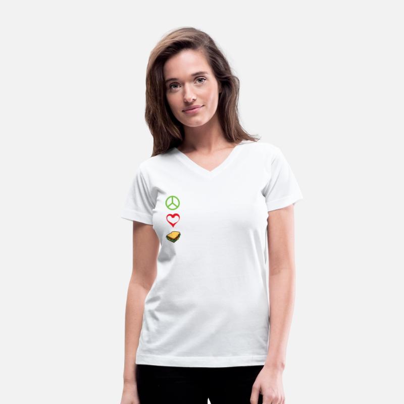 Peace Love Sandwich | funny hippie sandwich lover