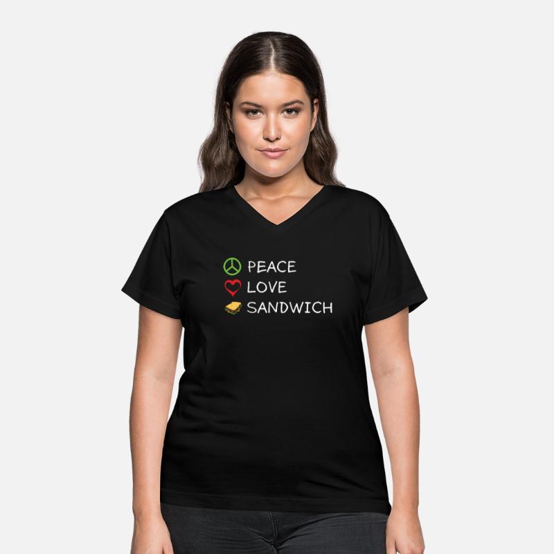 Peace Love Sandwich | funny hippie sandwich lover
