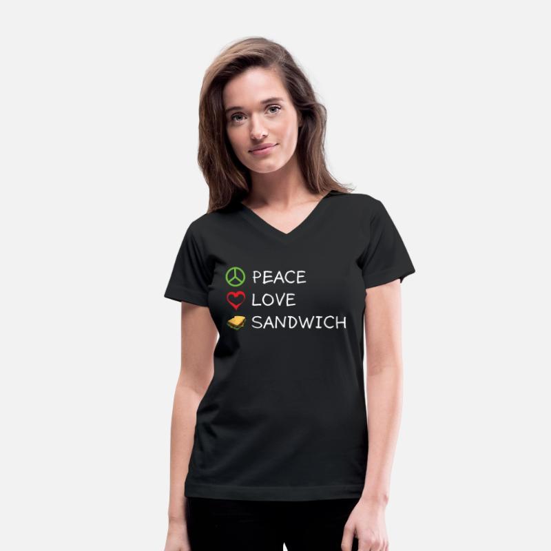 Peace Love Sandwich | funny hippie sandwich lover