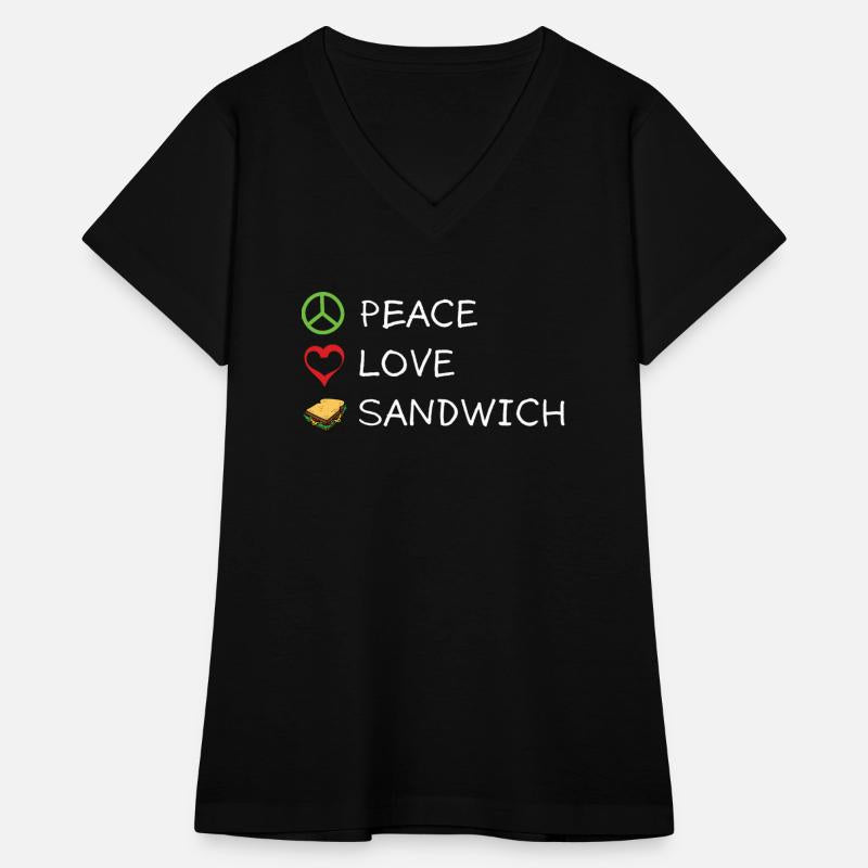 Peace Love Sandwich | funny hippie sandwich lover
