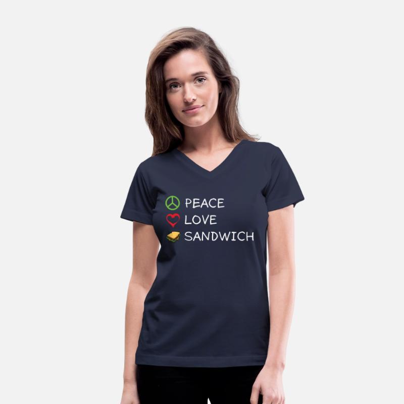 Peace Love Sandwich | funny hippie sandwich lover