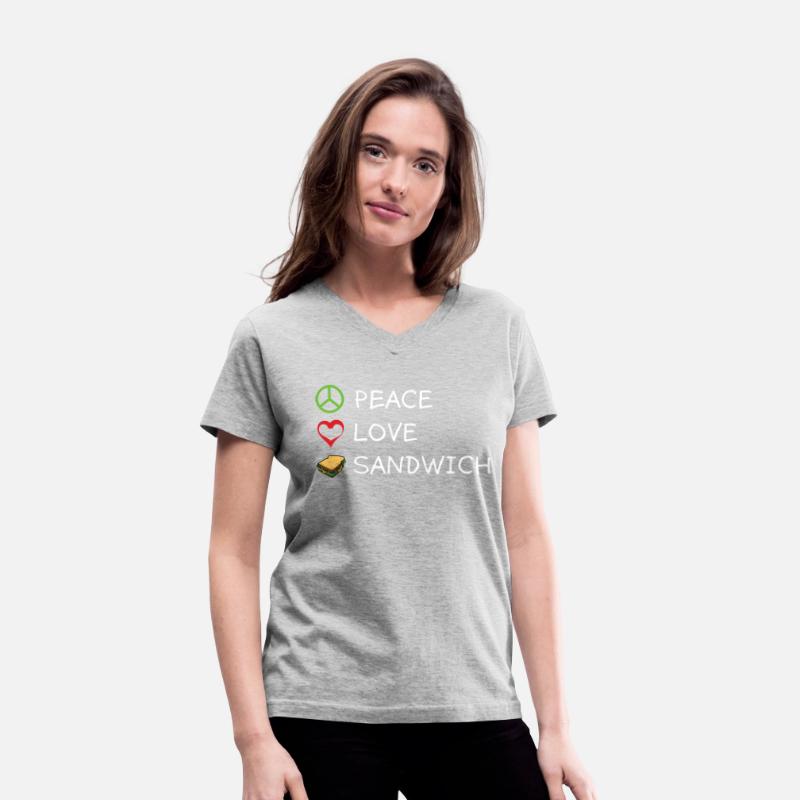 Peace Love Sandwich | funny hippie sandwich lover