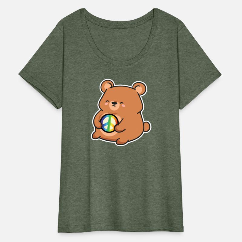 Peace sign, freedom, cute bear