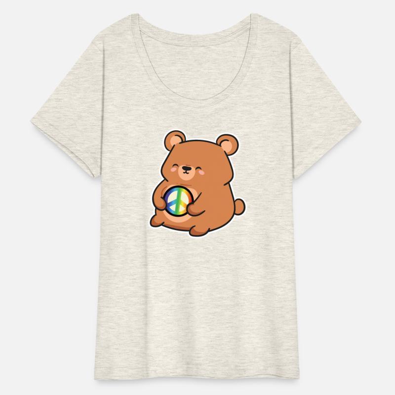 Peace sign, freedom, cute bear
