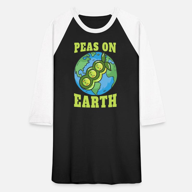 Peas On Earth Pun Peace World Globe Earth Day