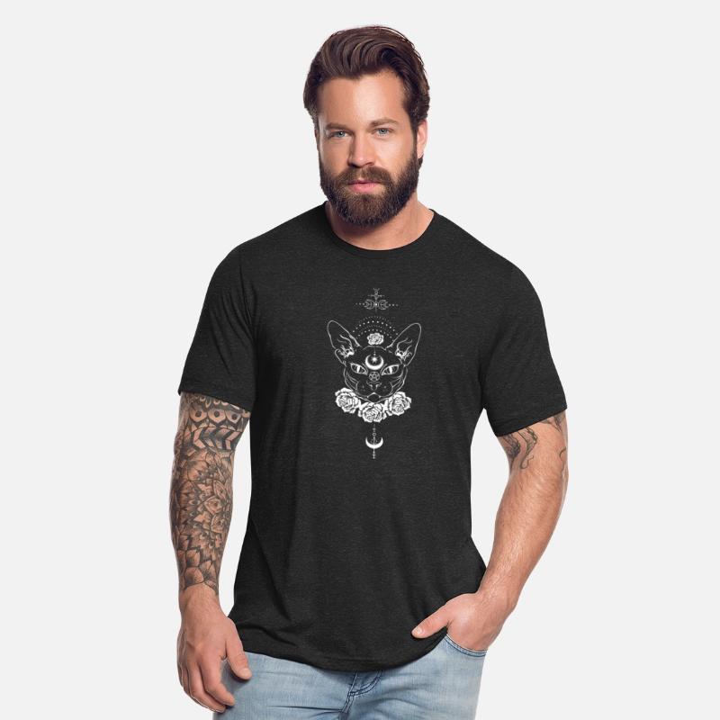 Pentagram Cat Moon Occult Satanic Gothic Halloween