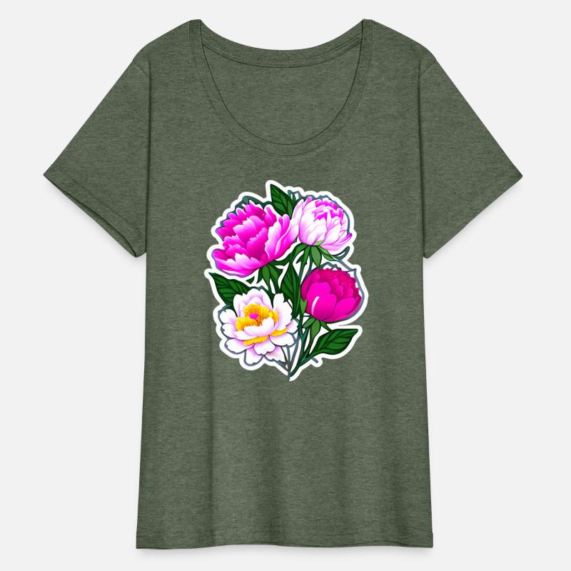 Peony Flower Art