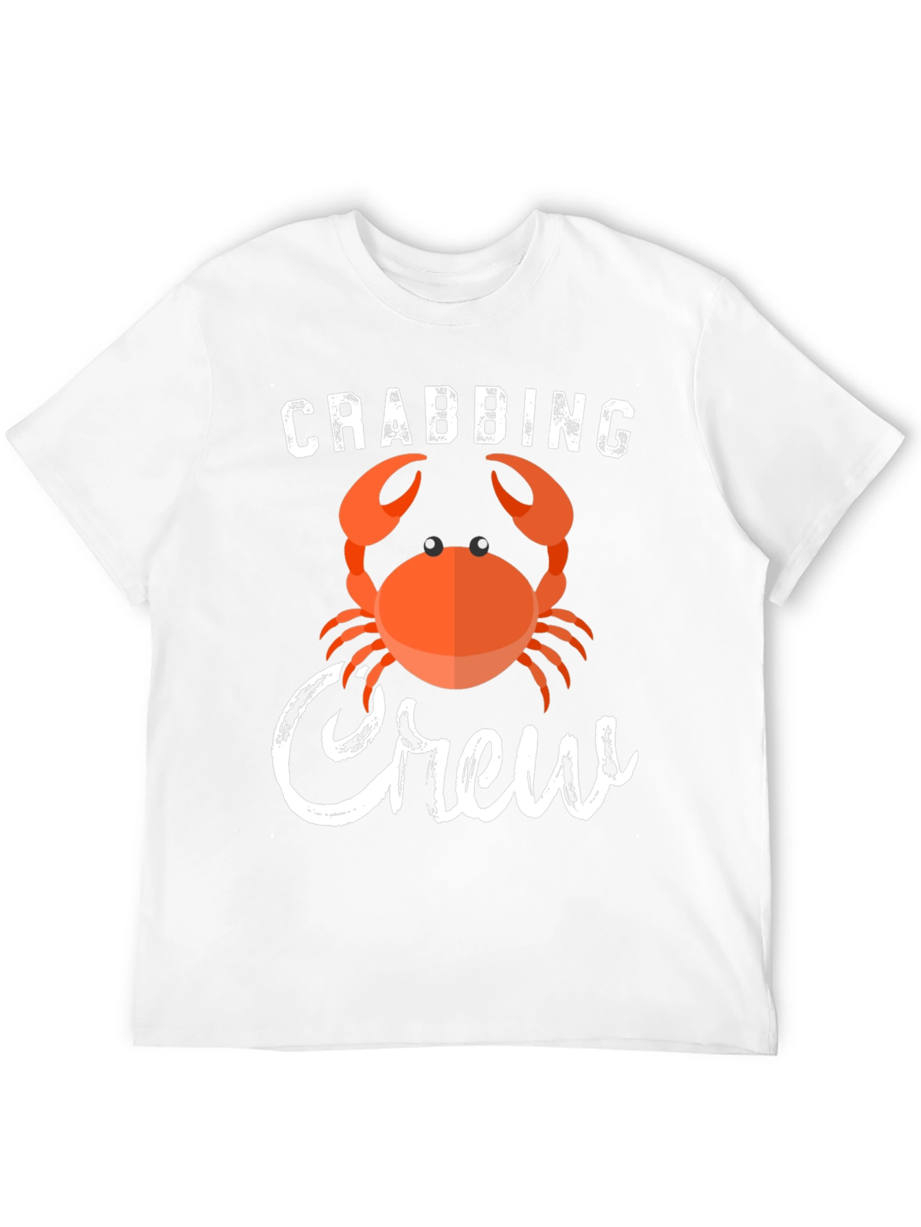 Crabbing Crew Graphic Tee - Black Cotton T-Shirt