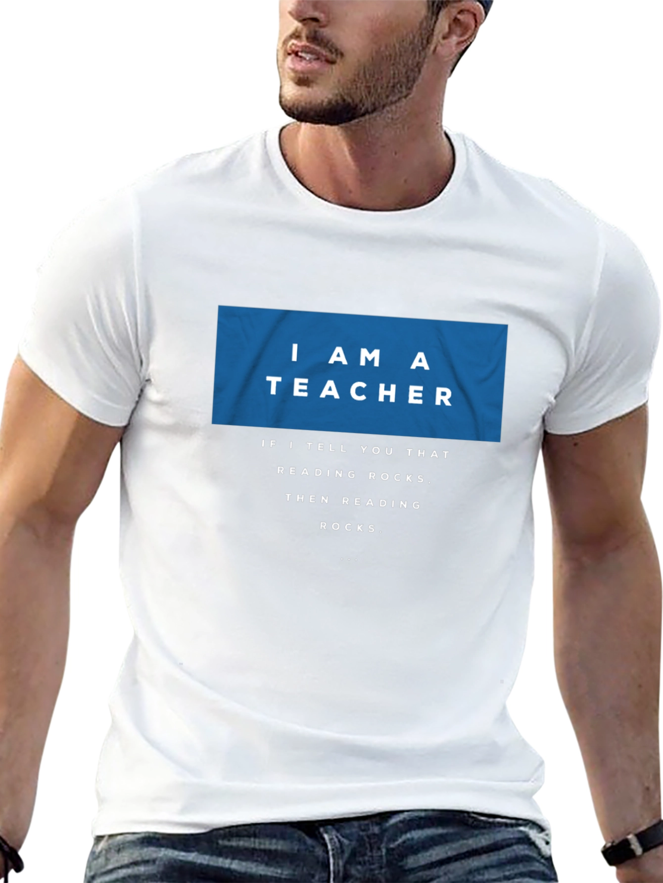 I AM A TEACHER Reading Rocks T-Shirt
