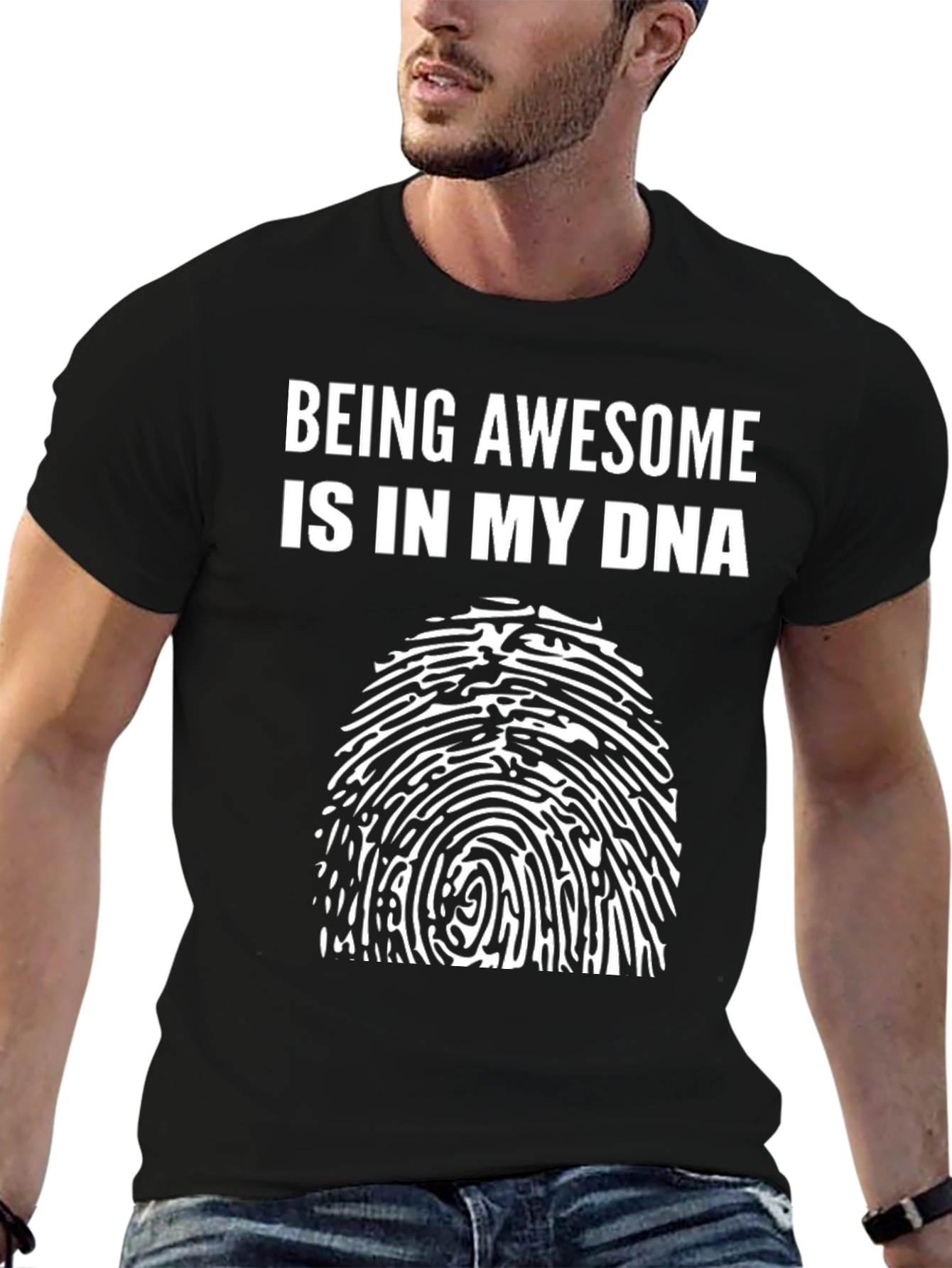 Awesome DNA T-Shirt - Black