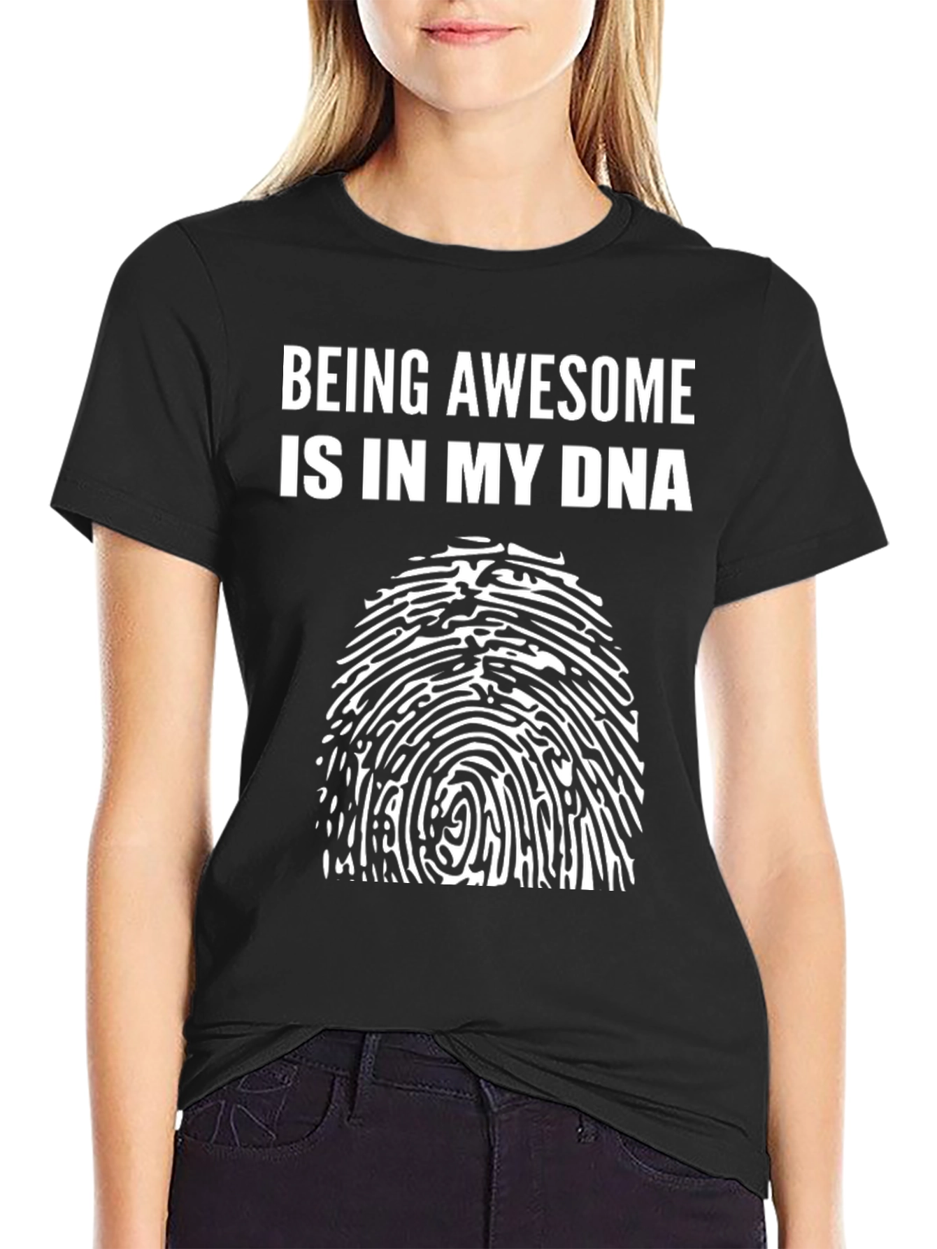 Awesome DNA T-Shirt - Black