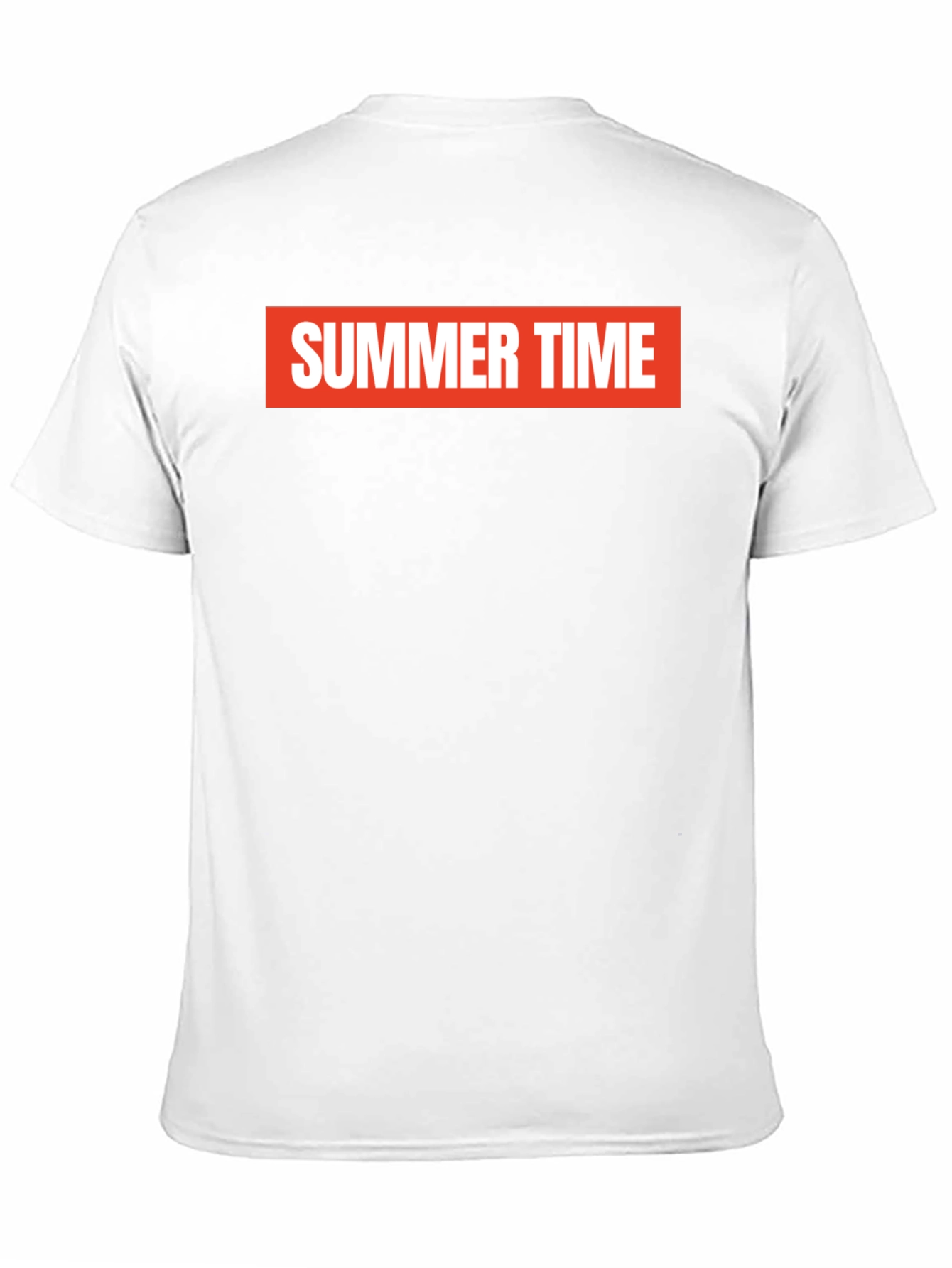 Summer Time Graphic Tee - Bold Red on Black