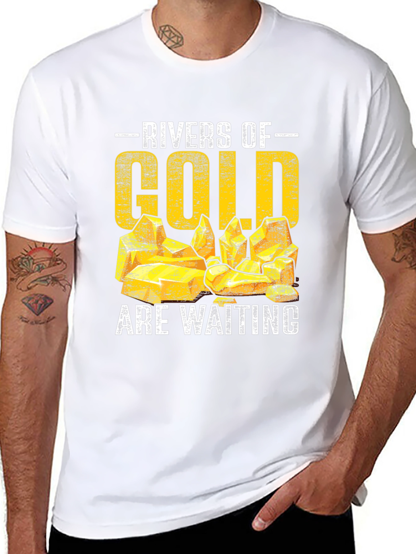 Rivers of Gold Mens T-Shirt