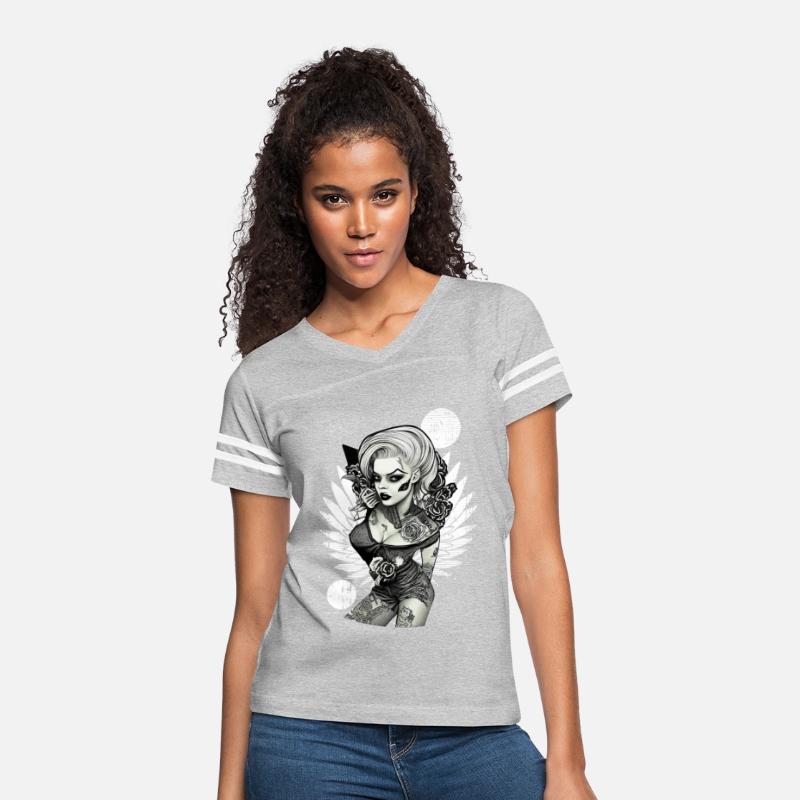 Pin Up Zombie Girl Dark Rockabilly 50s Aesthetic G