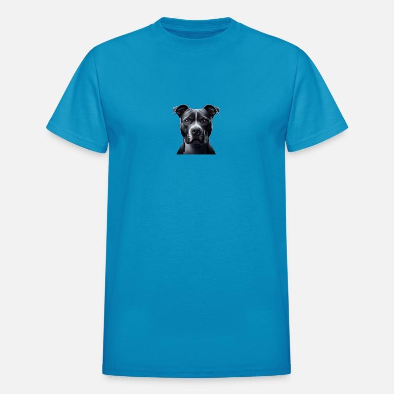 Pit Bull Portrait Tee for Dog Lovers