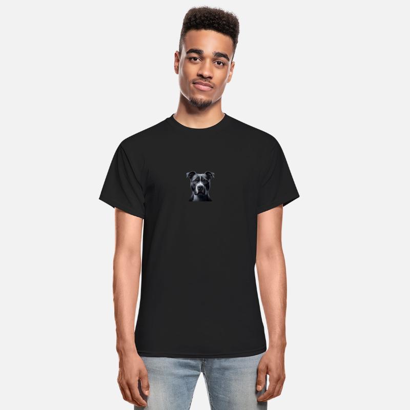 Pit Bull Portrait Tee for Dog Lovers