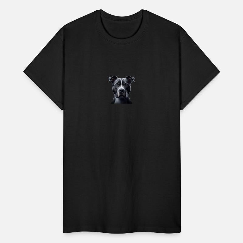 Pit Bull Portrait Tee for Dog Lovers