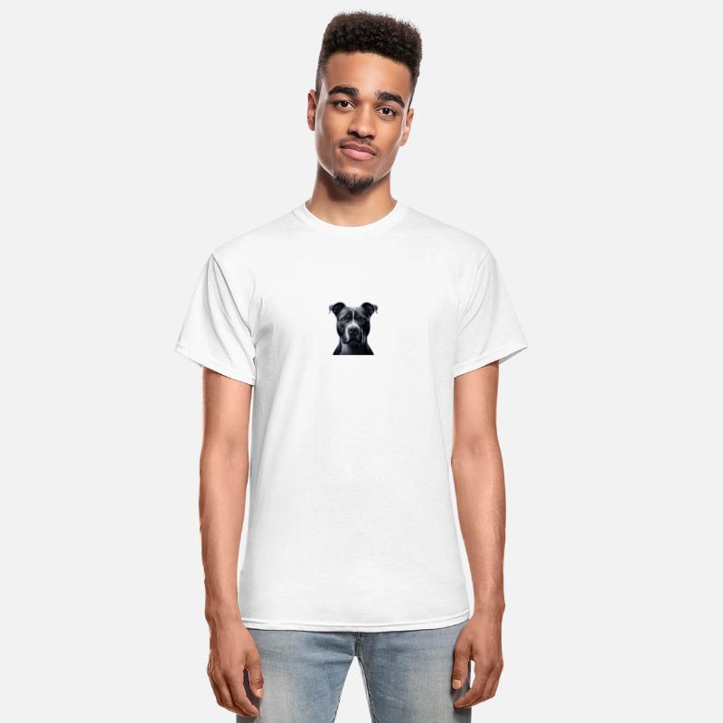 Pit Bull Portrait Tee for Dog Lovers