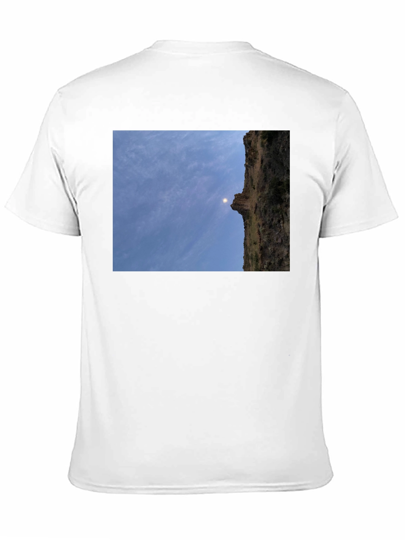 Cliffside Scene Black T-Shirt