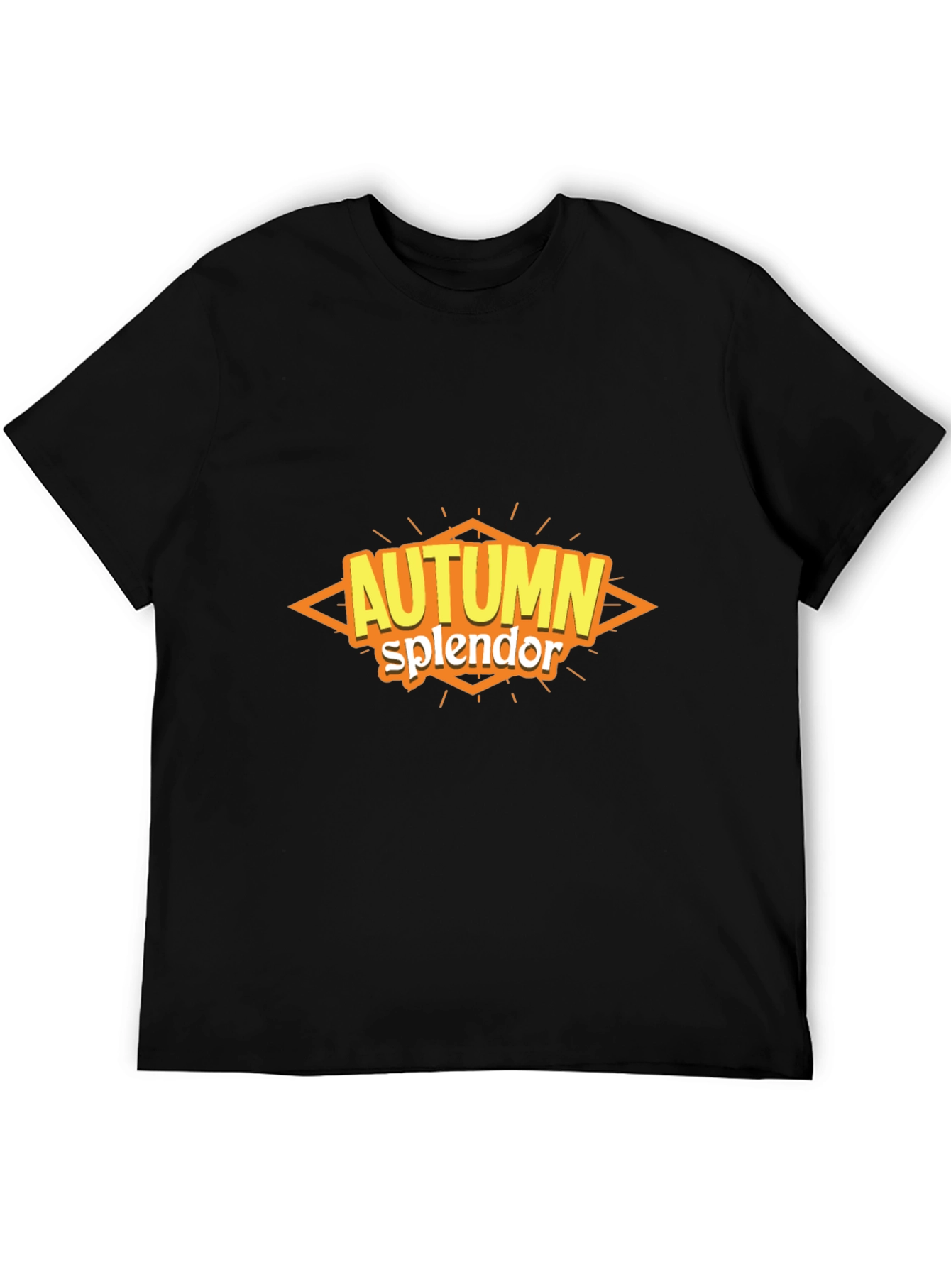Autumn Splendor Graphic Tee - Black