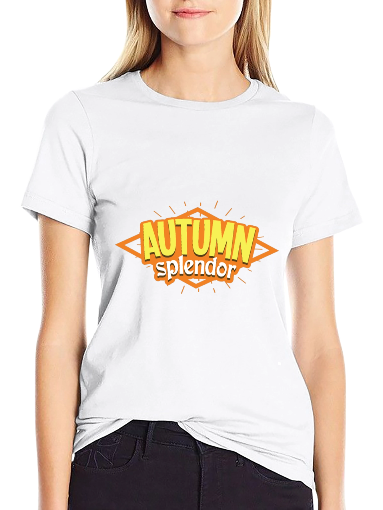 Autumn Splendor Graphic Tee - Black