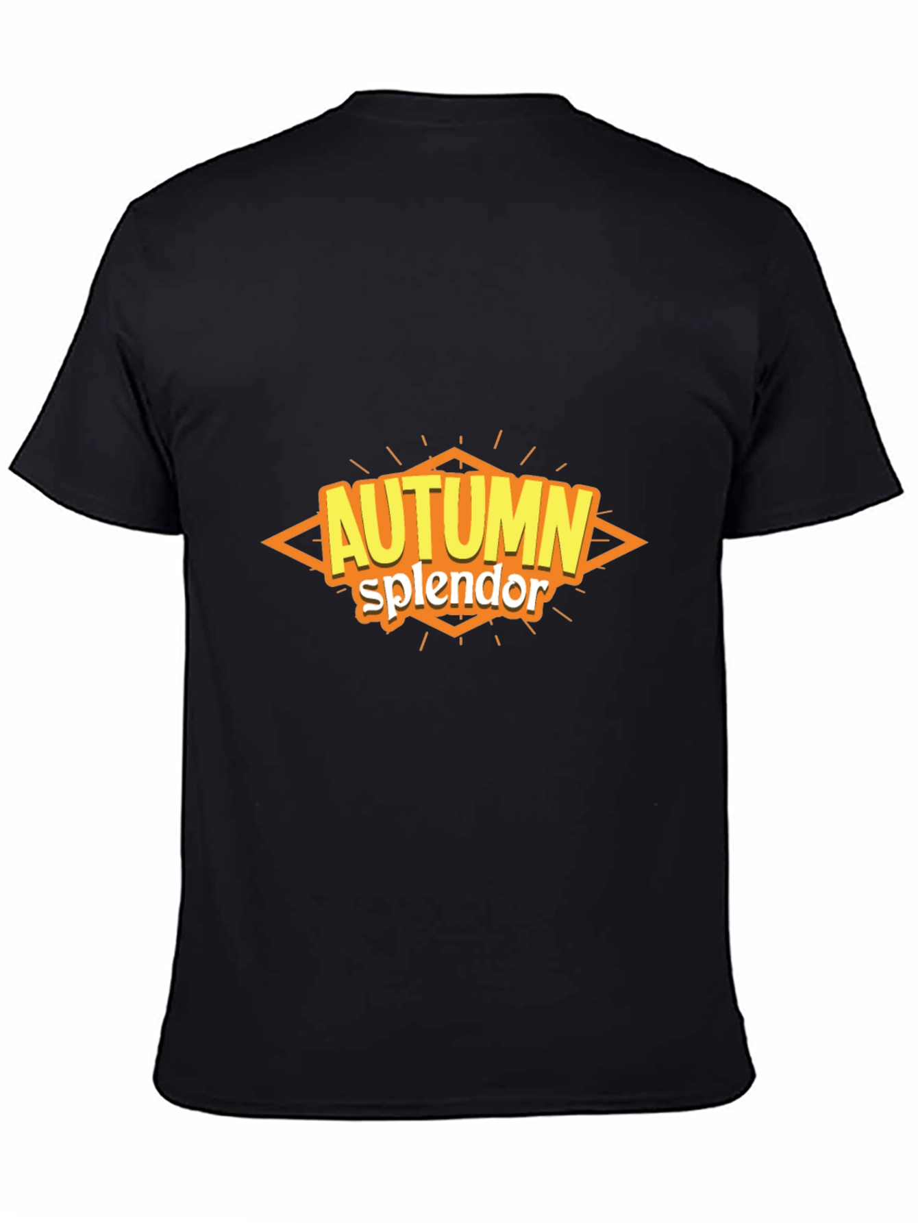 Autumn Splendor Graphic Tee - Black