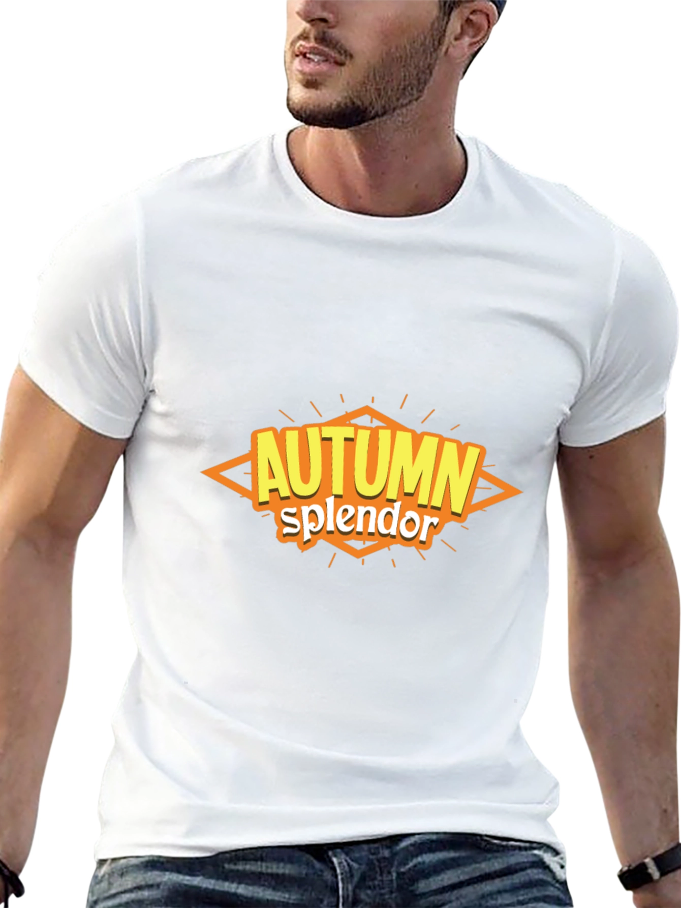 Autumn Splendor Graphic Tee - Black
