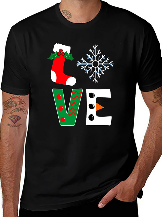 Festive Love Christmas Graphic T-Shirt