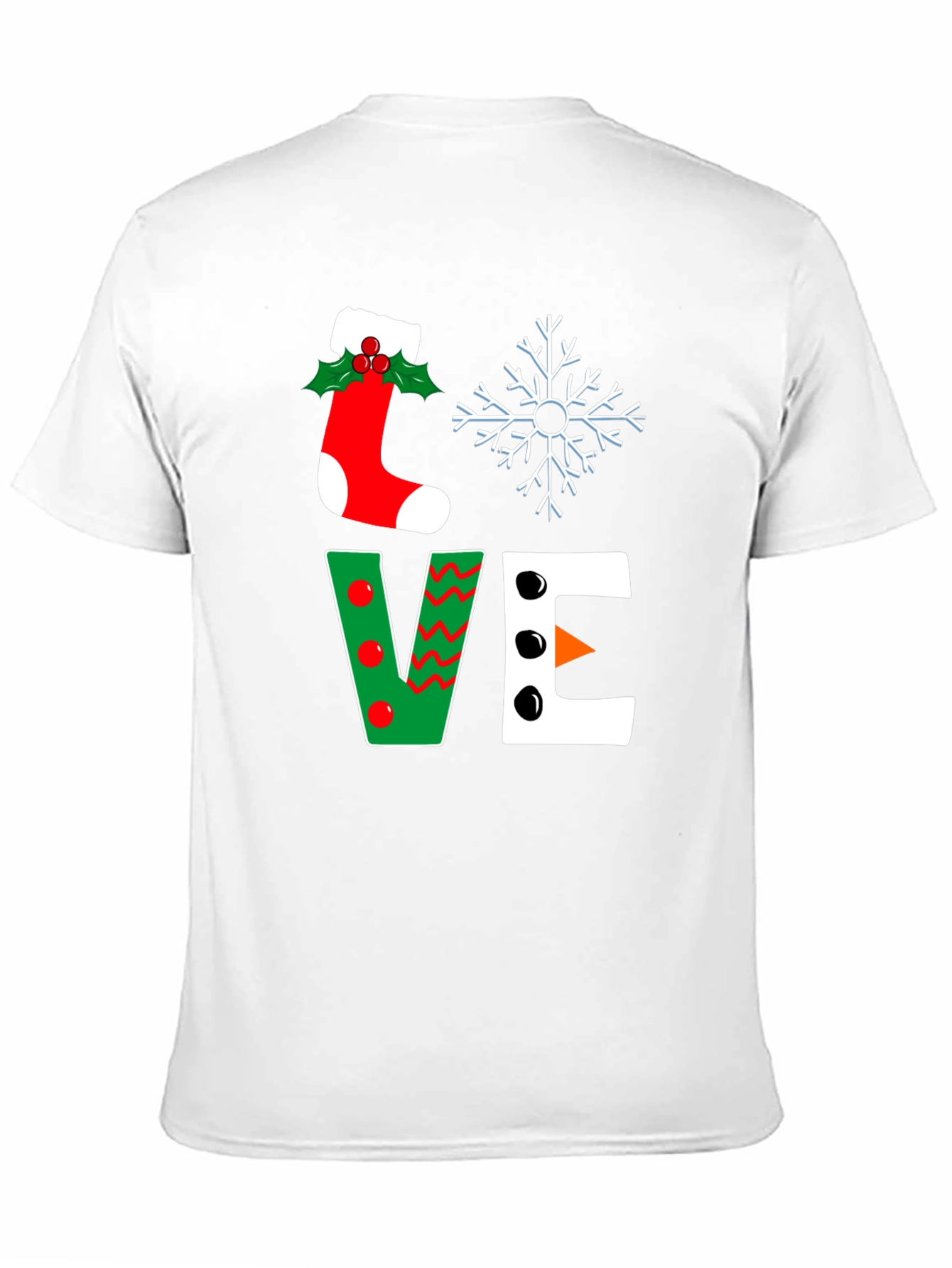Festive Love Christmas Graphic T-Shirt