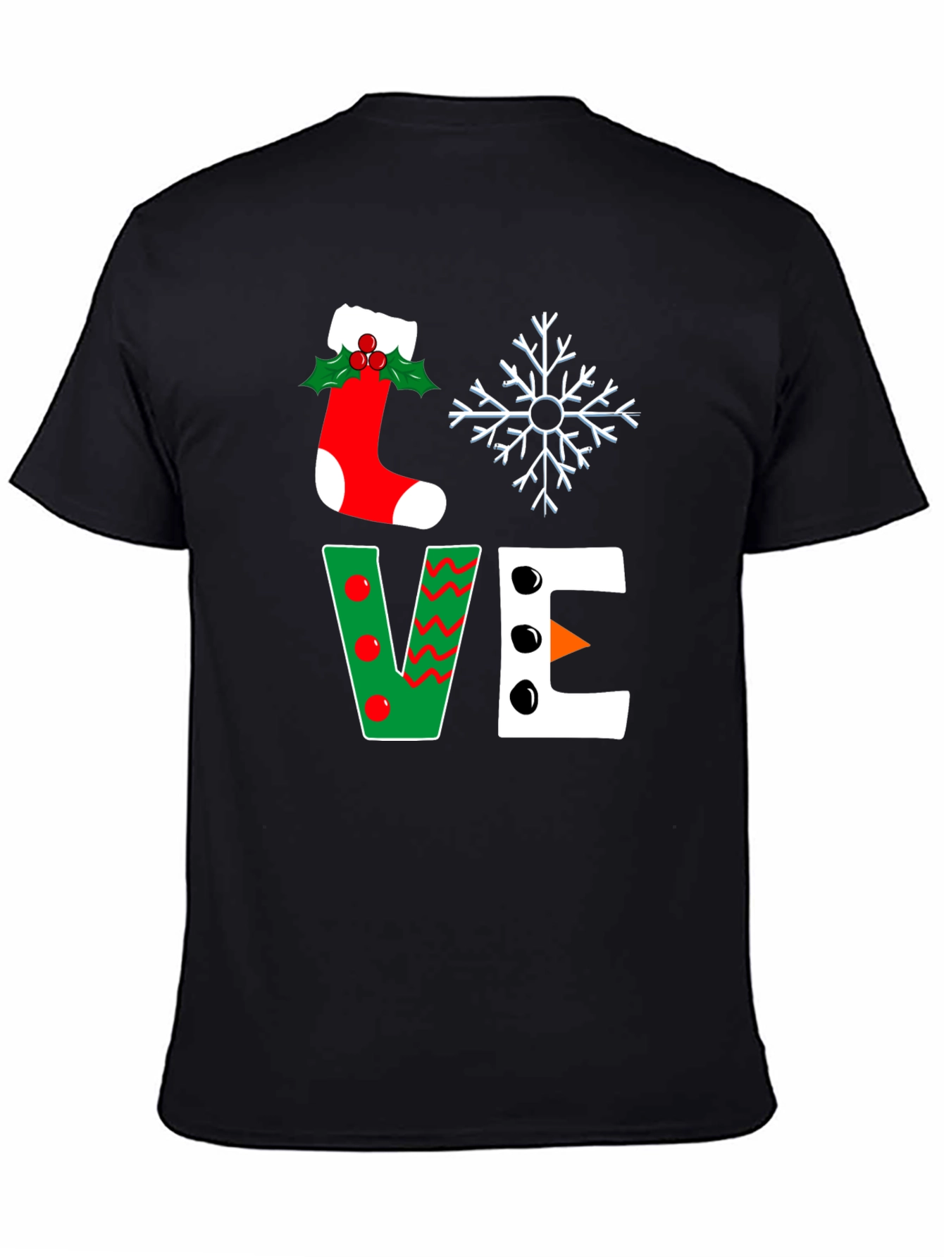 Festive Love Christmas Graphic T-Shirt
