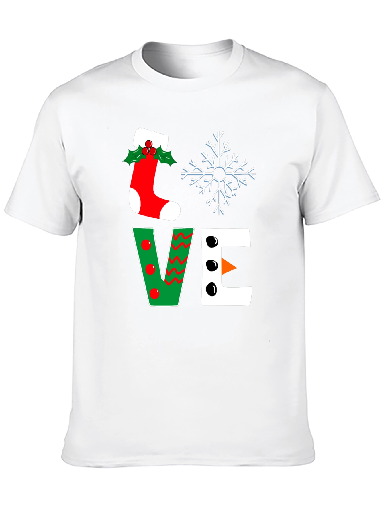 Festive Love Christmas Graphic T-Shirt