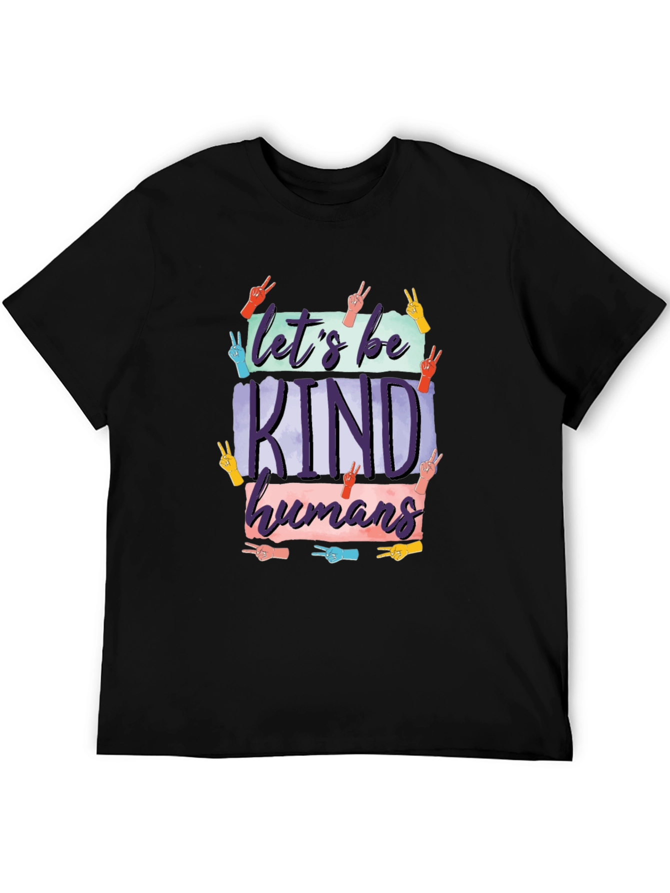 Lets Be Kind Humans Graphic T-Shirt