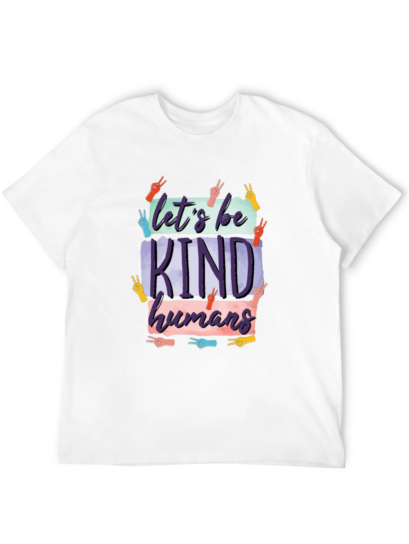 Lets Be Kind Humans Graphic T-Shirt