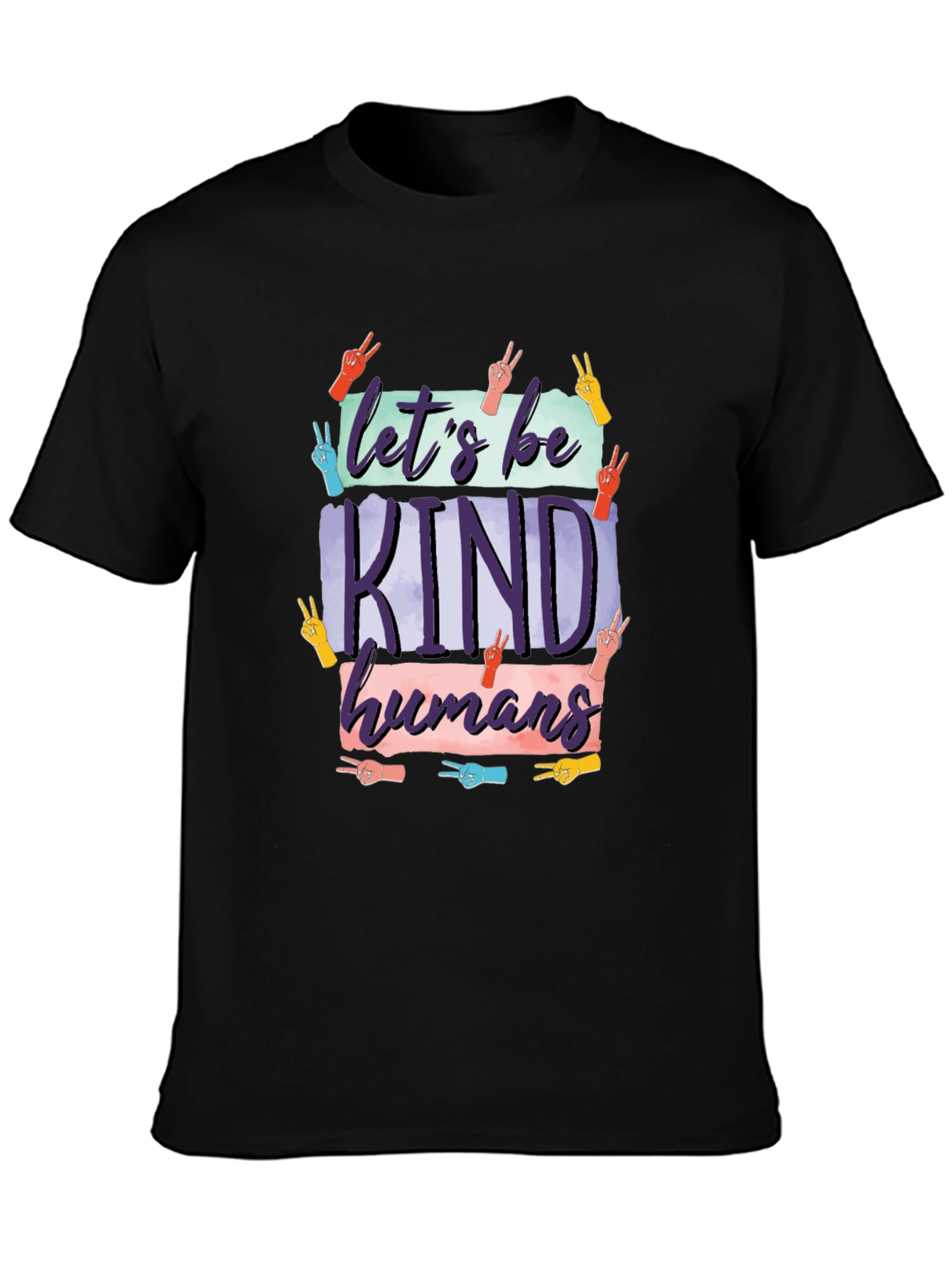 Lets Be Kind Humans Graphic T-Shirt
