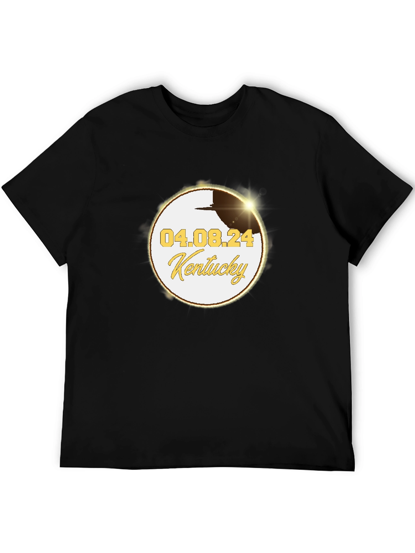 Kentucky Eclipse 2024 Black T-Shirt