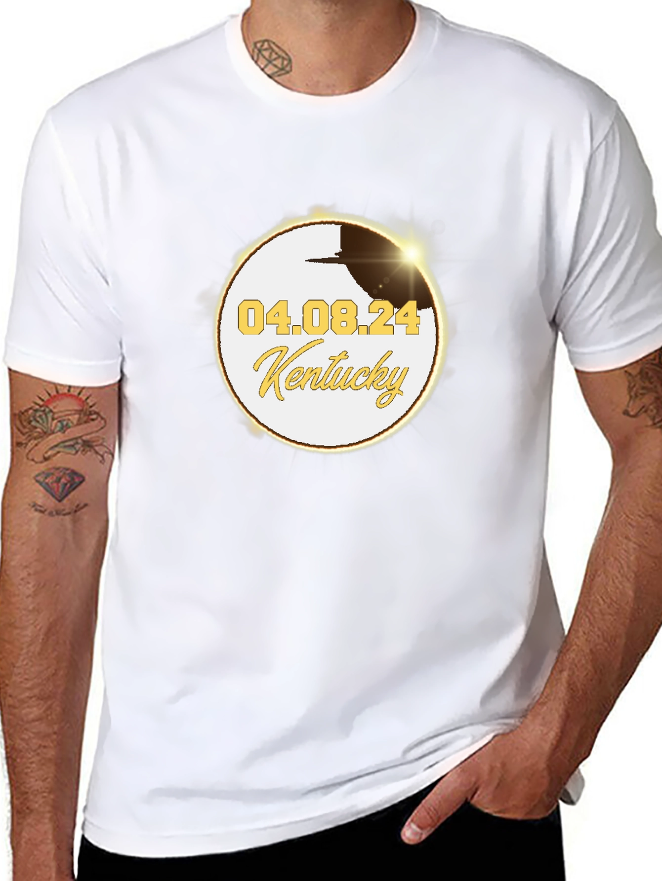 Kentucky Eclipse 2024 Black T-Shirt