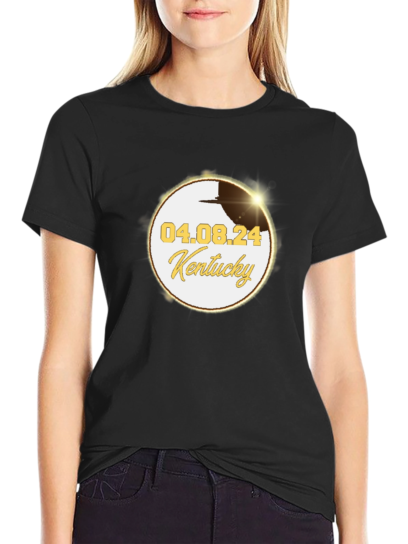 Kentucky Eclipse 2024 Black T-Shirt