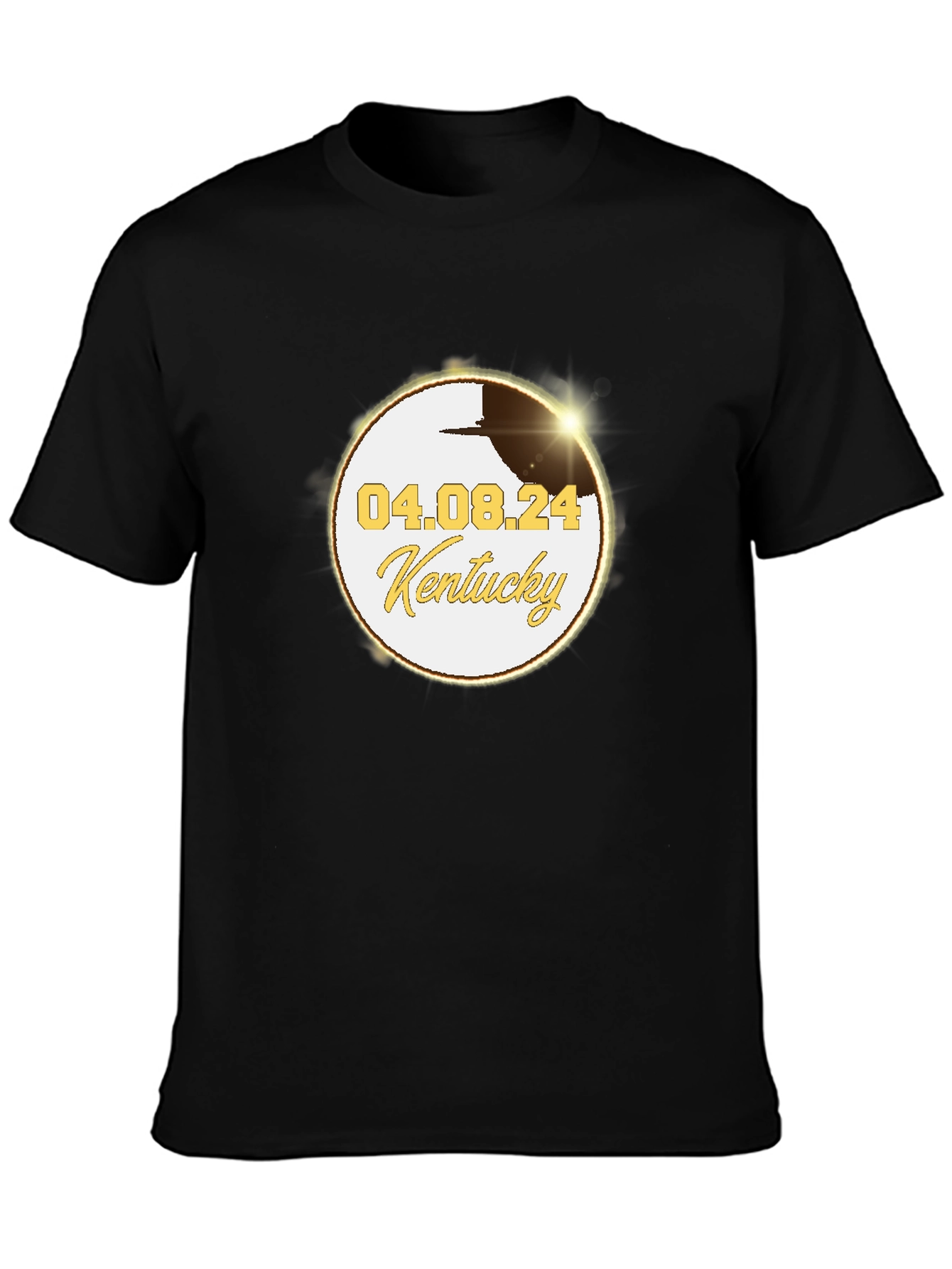 Kentucky Eclipse 2024 Black T-Shirt