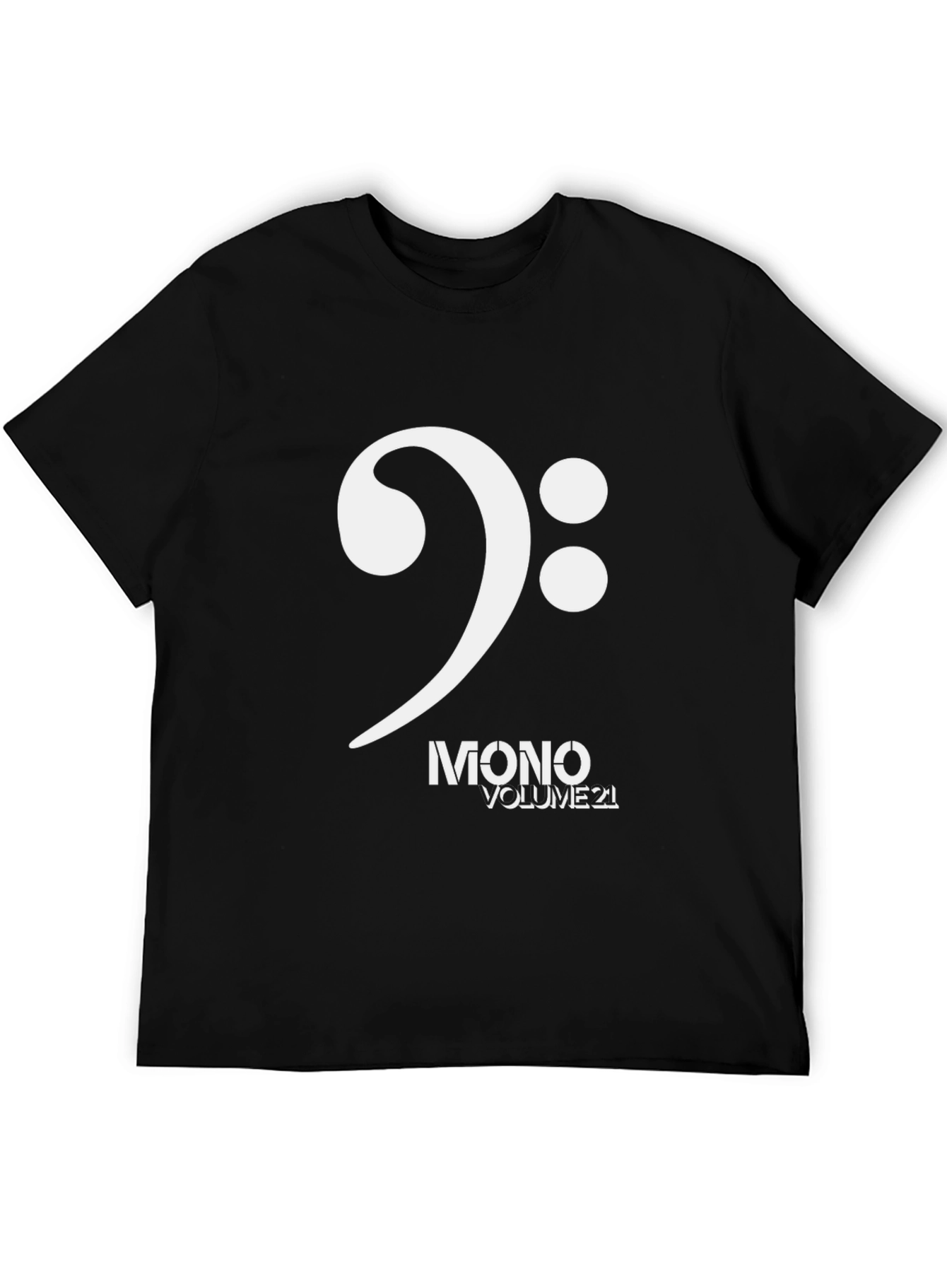 Mono Volume 21 T-Shirt Bass Clef Shirt Music Tee