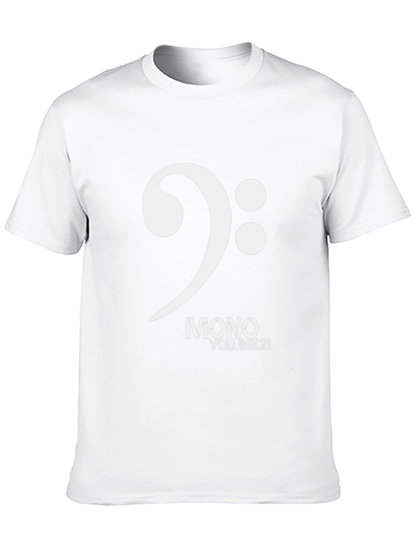 Mono Volume 21 T-Shirt Bass Clef Shirt Music Tee