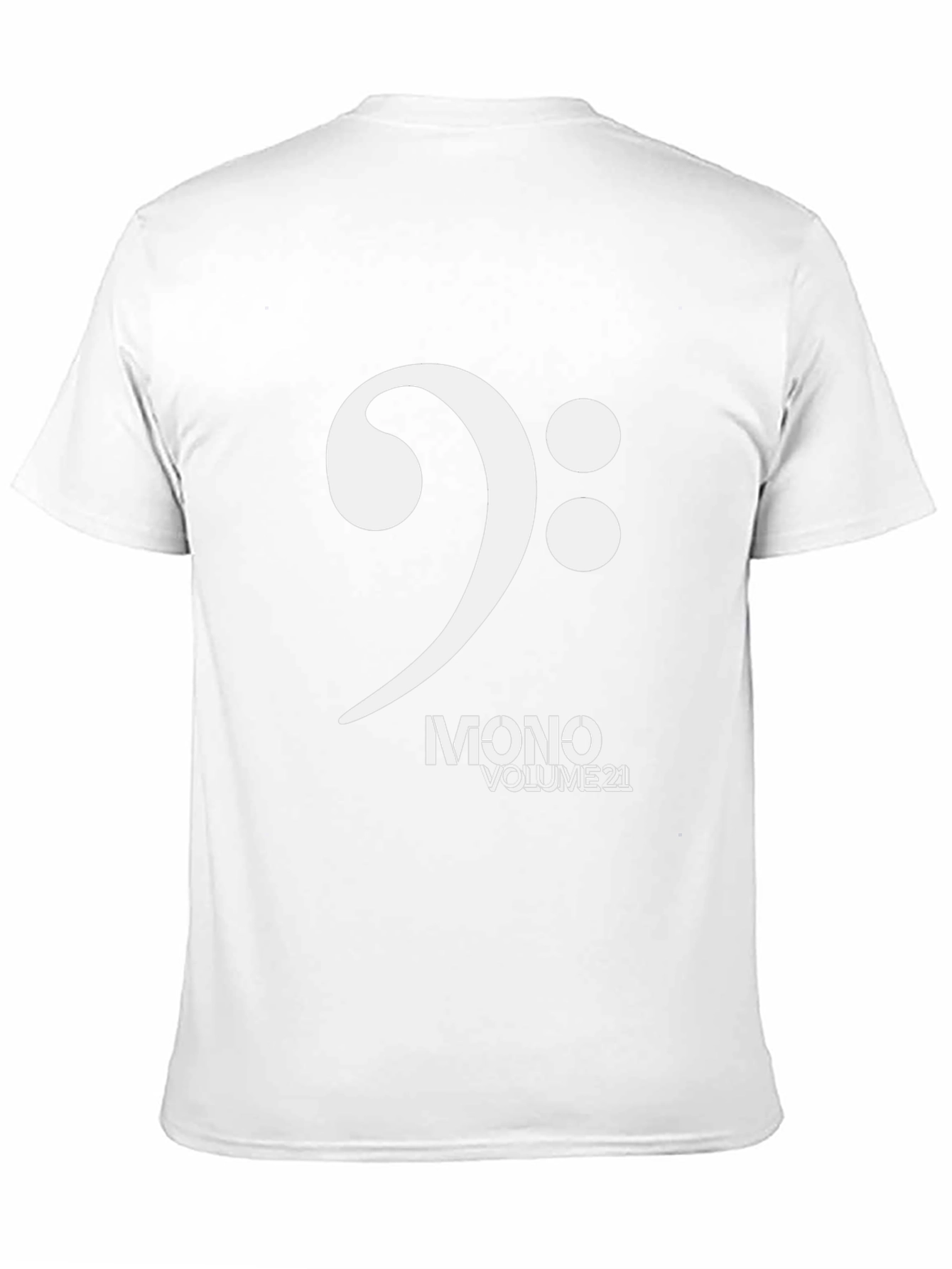 Mono Volume 21 T-Shirt Bass Clef Shirt Music Tee