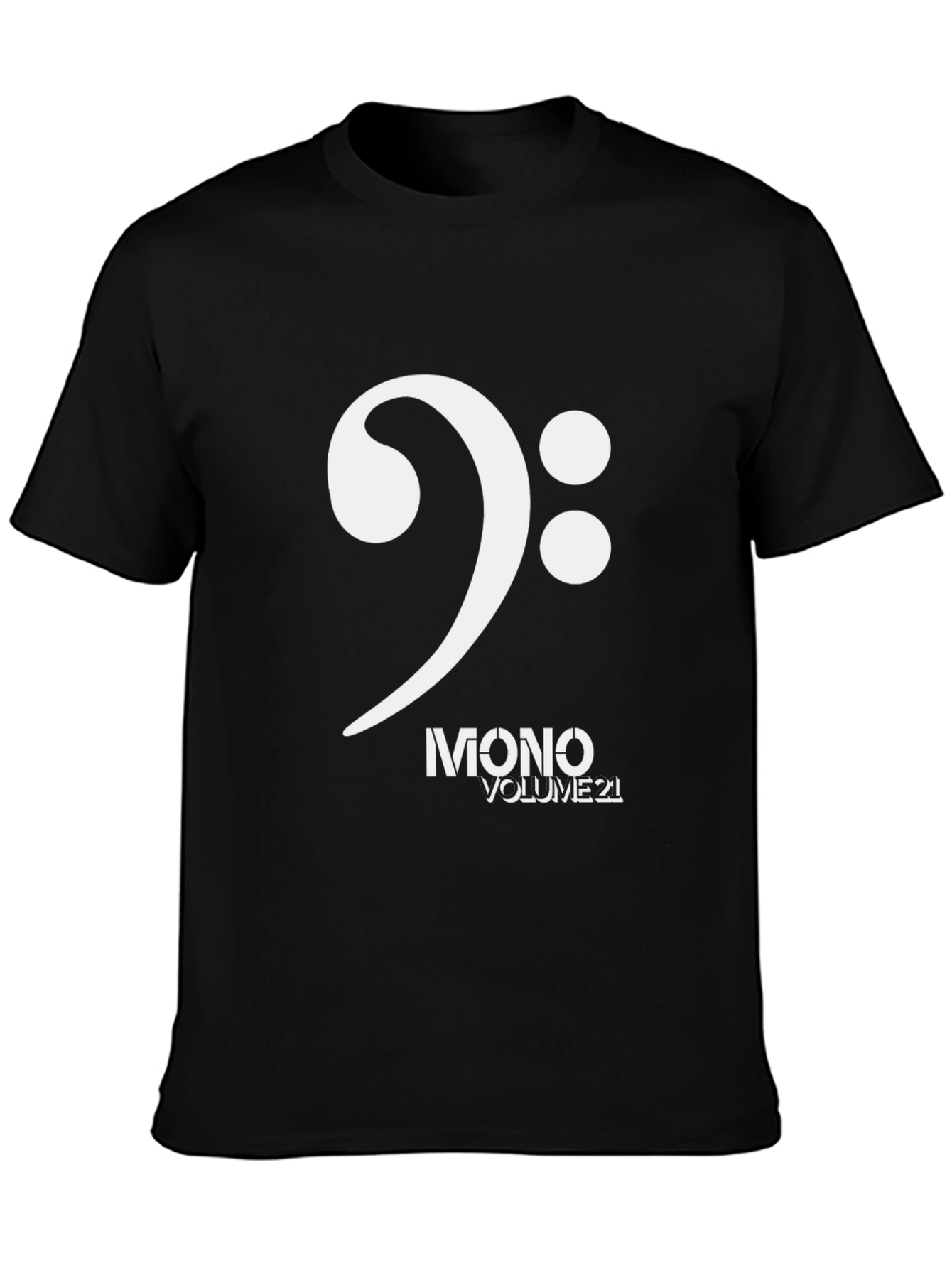 Mono Volume 21 T-Shirt Bass Clef Shirt Music Tee