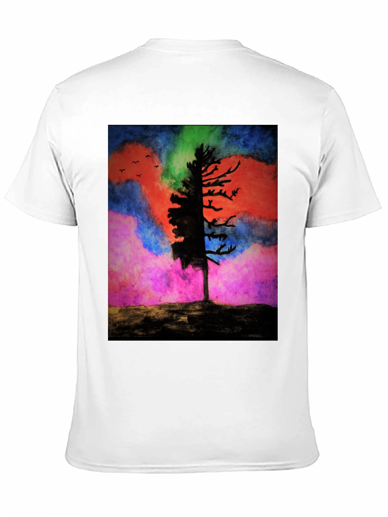 Abstract Tree Graphic T-Shirt - Nature Inspired Tee