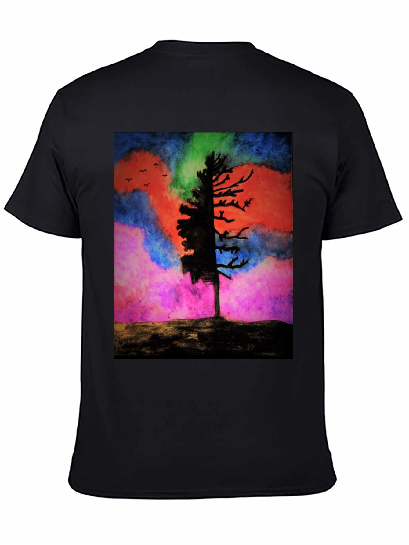 Abstract Tree Graphic T-Shirt - Nature Inspired Tee