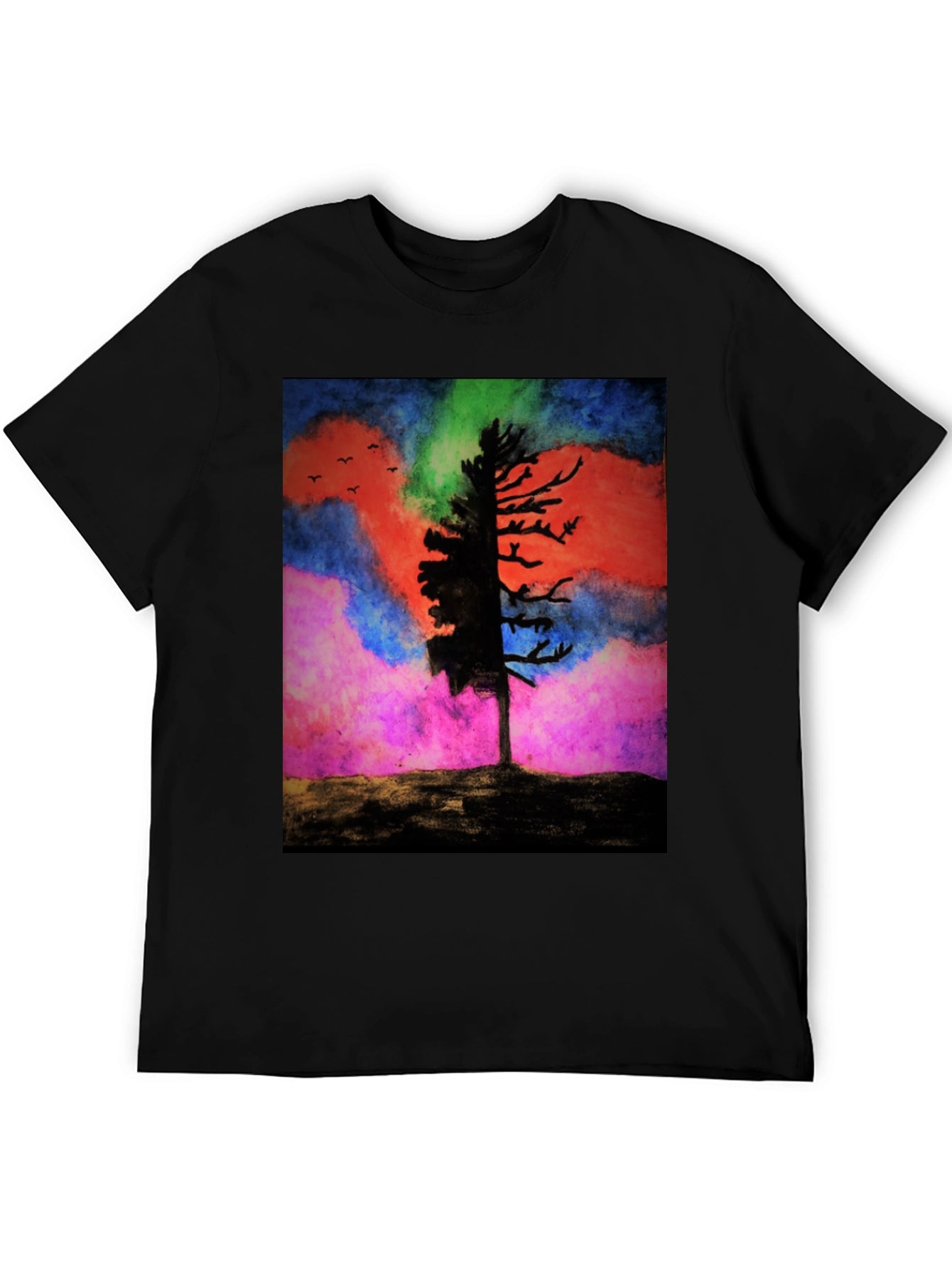 Abstract Tree Graphic T-Shirt - Nature Inspired Tee