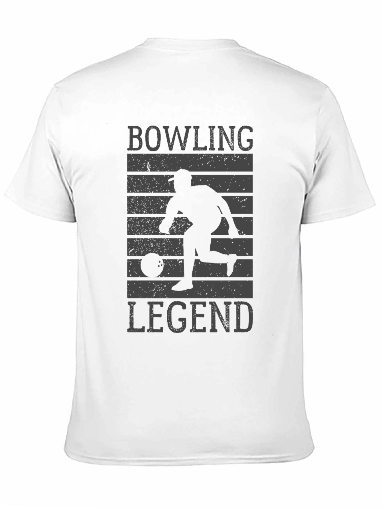 Bowling Legend Graphic Tee - Black