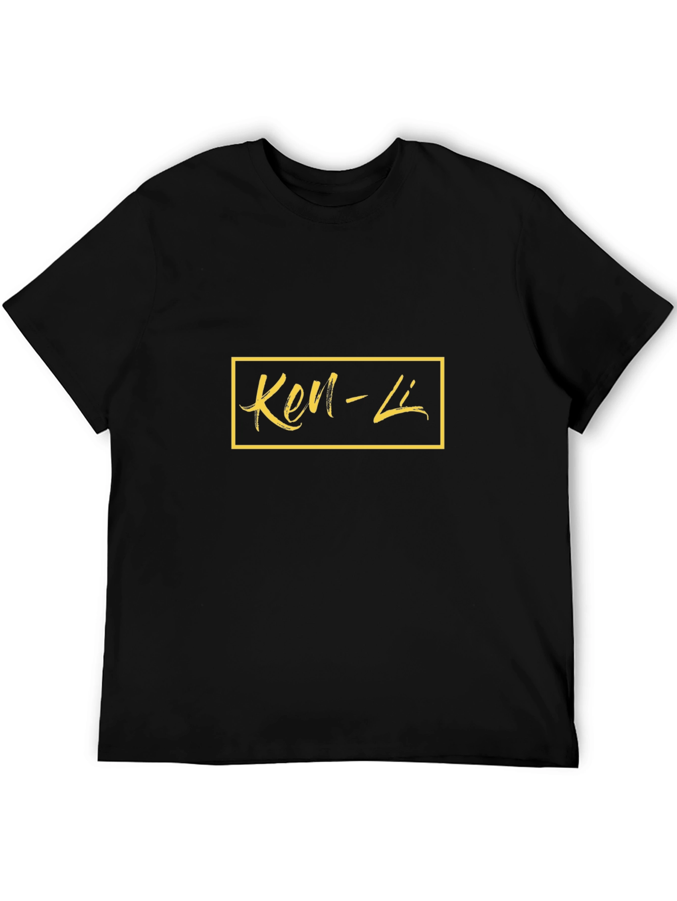 Ken-Li Graphic Tee - Stylish Black Cotton T-Shirt
