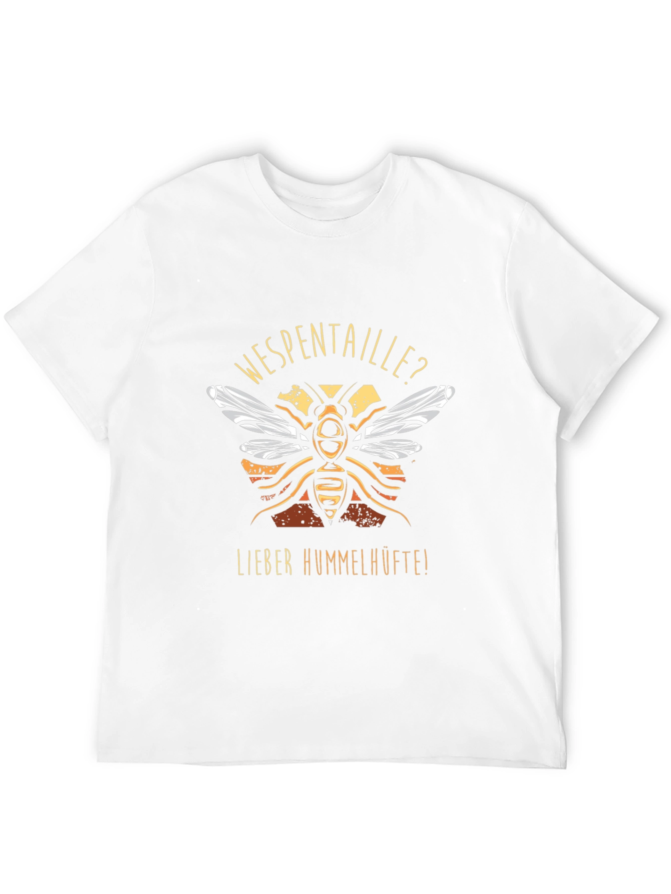 Funny Wasp Waist or Bumblebee Hips Graphic T-Shirt